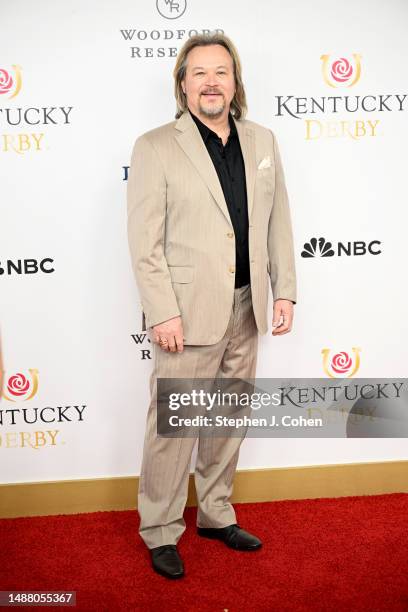 Travis Tritt attends the 149th Kentucky Derby at Churchill Downs on May 06, 2023 in Louisville, Kentucky.