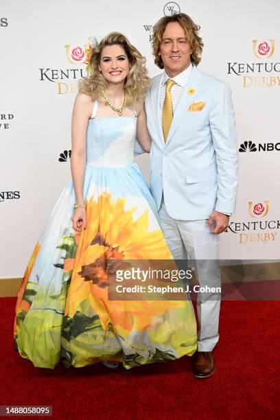 Dannielynn Birkhead and Larry Birkhead attends the 149th Kentucky Derby at Churchill Downs on May 06, 2023 in Louisville, Kentucky.