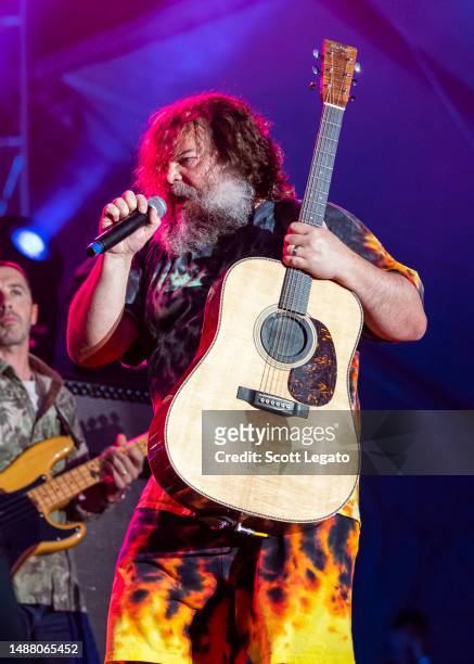 Actor/recording artist Jack Black of Tenacious D perform on day 2 of the 10th Anniversary of Shaky Knees at Central Park on May 06, 2023 in Atlanta,...