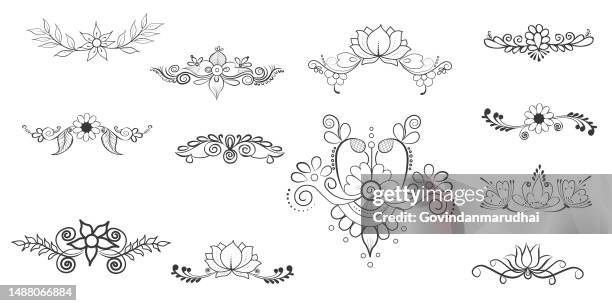 set of vector graphic elements for design - game designer stock illustrations