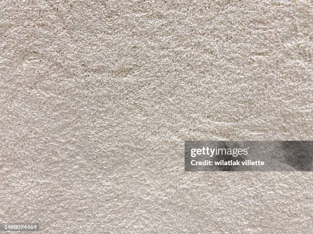 white shaggy carpet texture background - fur rug stock pictures, royalty-free photos & images