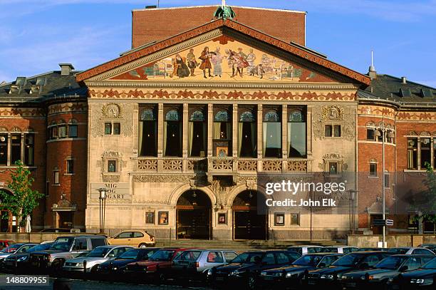 arhus theatre. - aarhus stock pictures, royalty-free photos & images