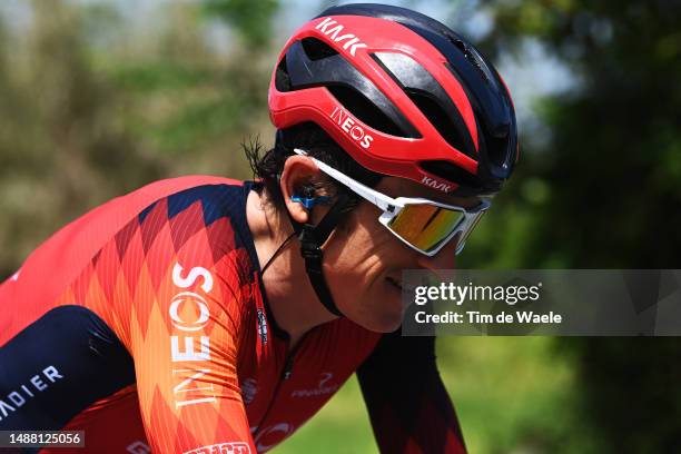 Geraint Thomas of The United Kingdom and Team INEOS Grenadiers competes during the 106th Giro d'Italia 2023, Stage 2 a 202km stage from Teramo to San...