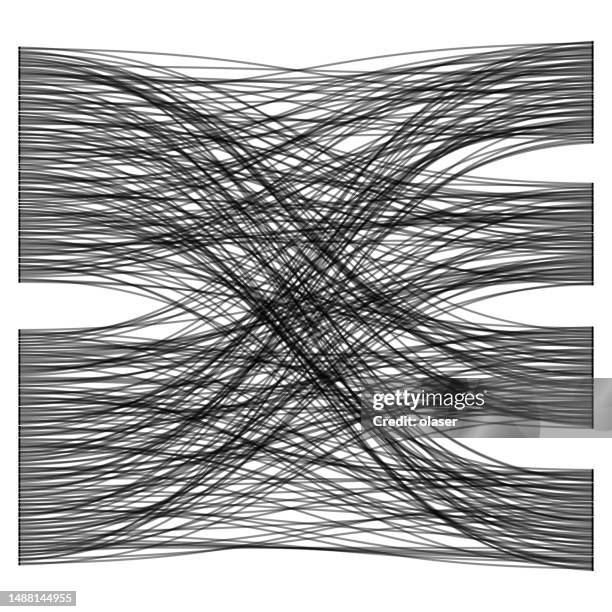 switching channels two to four or sorting data - bandwidth management stock illustrations