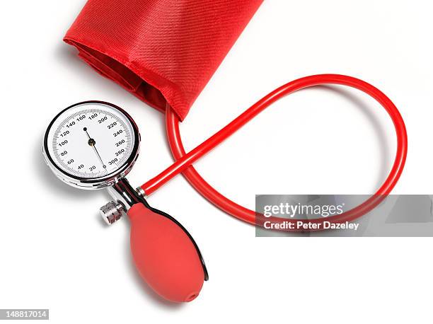 sphygmomanometer, blood pressure gauge - high blood pressure stock pictures, royalty-free photos & images