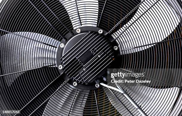 an electric air conditioning fan - industrial fan stock-fotos und bilder