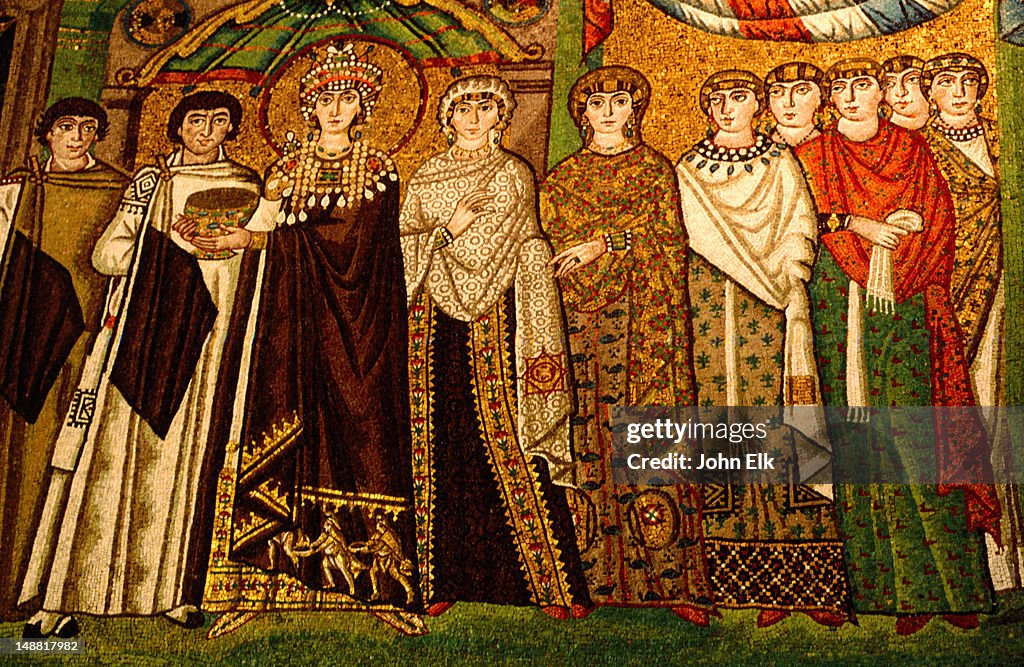 Empress Theodora mosaic, Basilica di San Vitale.