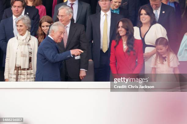 King Charles III, Catherine, Princess of Wales, Princess Charlotte of Wales, Princess Eugenie, Edoardo Mapelli Mozzi and Princess Beatrice of York...