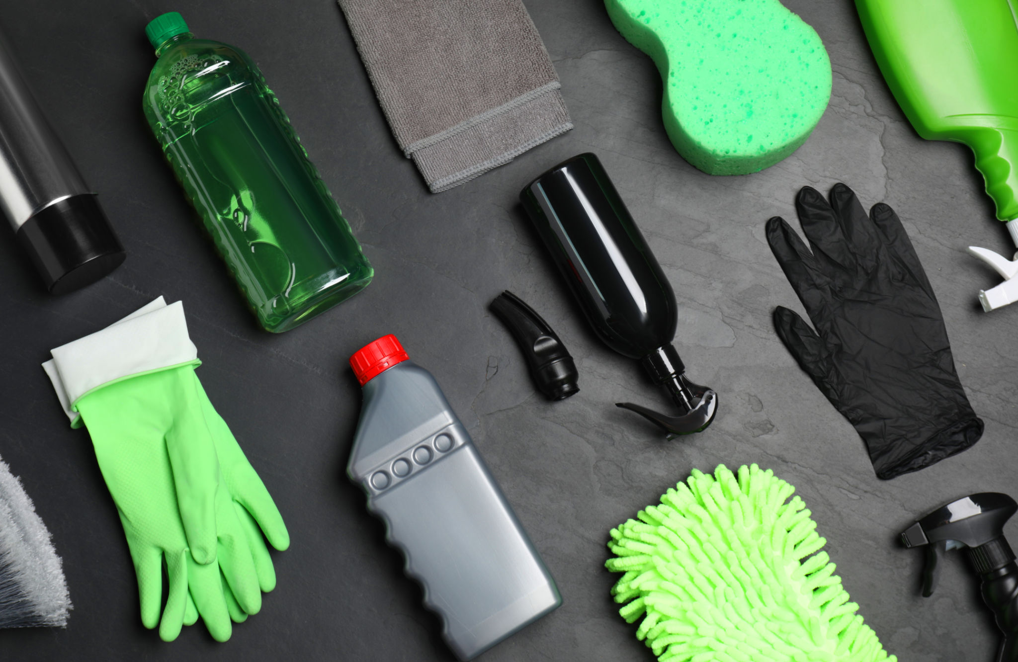 car cleaning supplies