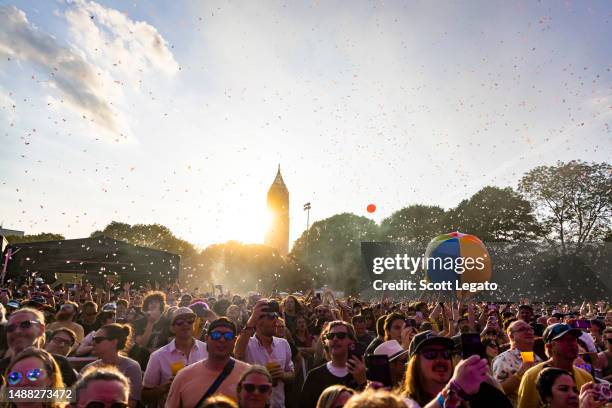 General view of atmosphere on day 3 of the 10th Anniversary of Shaky Knees 2023 at Central Park on May 07, 2023 in Atlanta, Georgia.