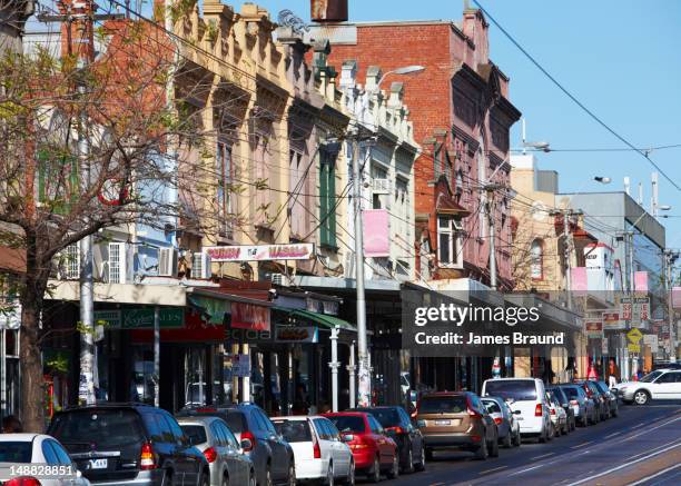 high street, northcote. - high street stock-fotos und bilder