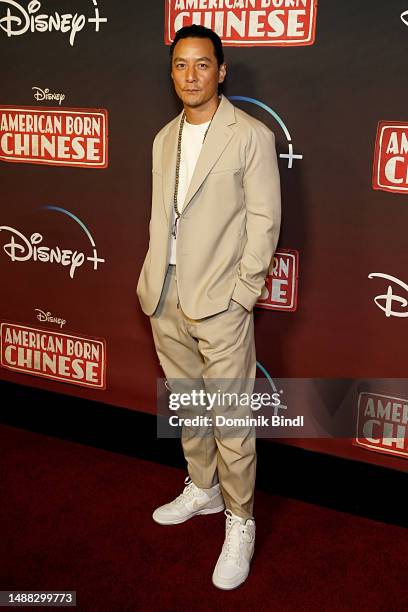 Daniel Wu attends the Disney+ Original Series "American Born Chinese" New York premiere at Radio City Music Hall on May 07, 2023 in New York City.