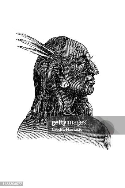 ilustraciones, imágenes clip art, dibujos animados e iconos de stock de nativa americano - indian costume