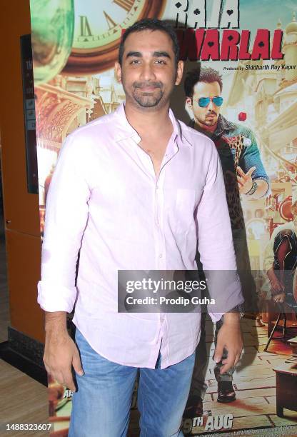 Kunal Deshmukh attends the trailer launch of film 'Raja Natwarlal' on July 18, 2014 in Mumbai, India