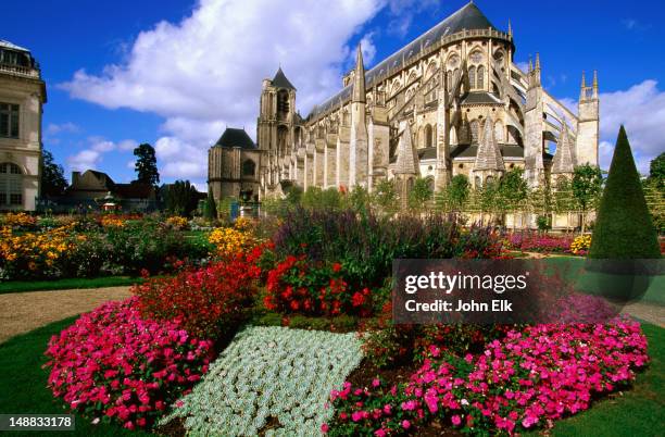 bourges cathedral. - bourges 個照片及圖片檔