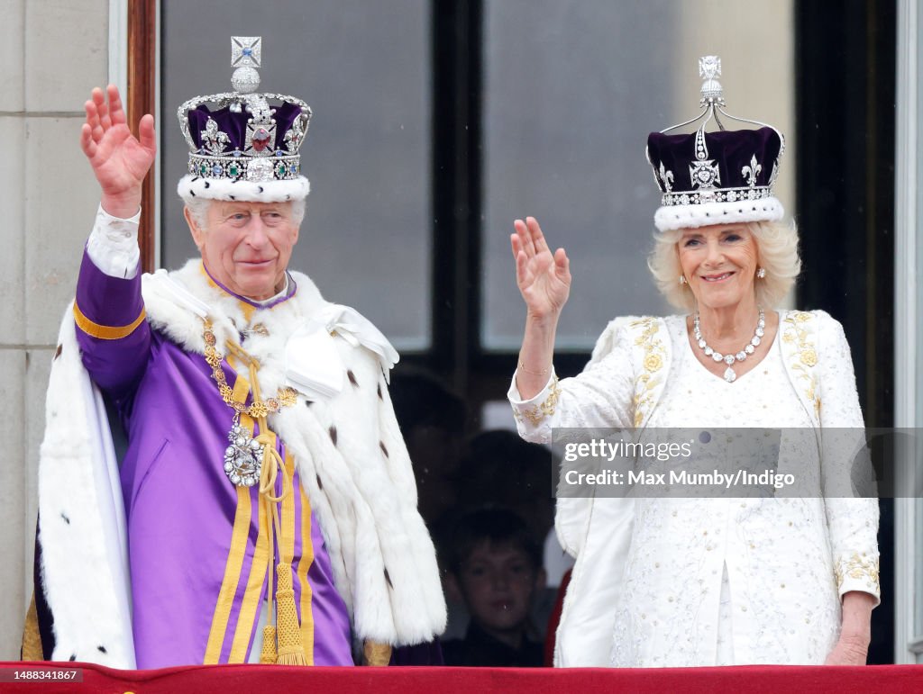 Their Majesties King Charles III And Queen Camilla - Coronation Day