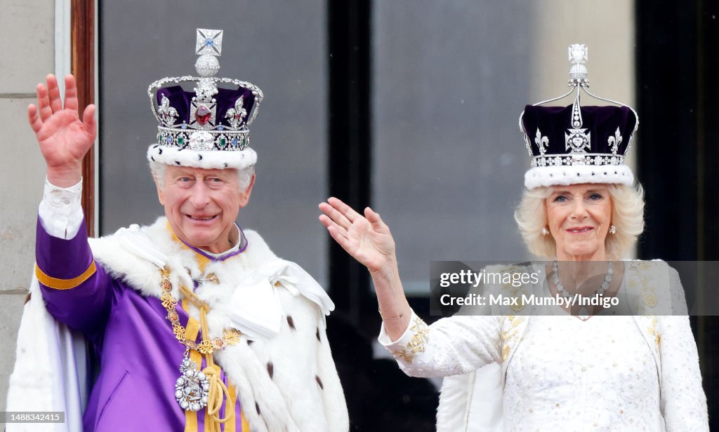 Their Majesties King Charles III And Queen Camilla - Coronation Day