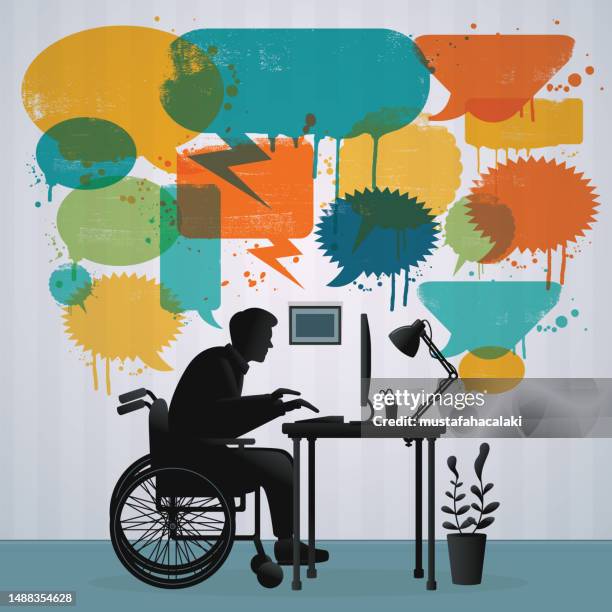 challenges of working with disability - equal housing symbol stock illustrations