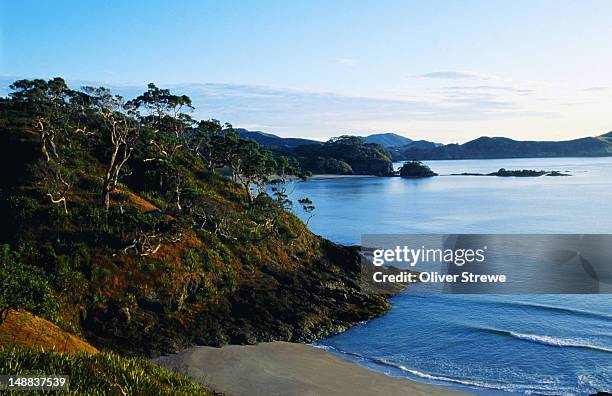 taupiri bay. - bay of islands stock pictures, royalty-free photos & images