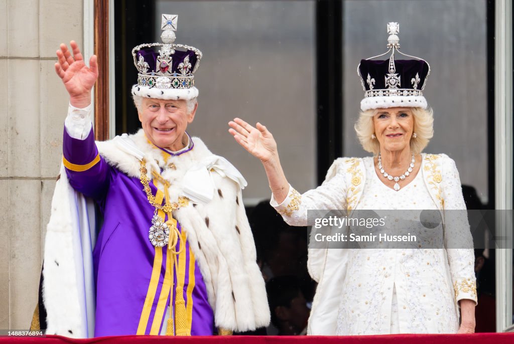 Their Majesties King Charles III And Queen Camilla - Coronation Day