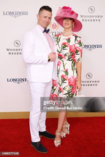 The Miz and Maryse Mizanin attend Kentucky Derby 149 at Churchill Downs on May 06, 2023 in Louisville, Kentucky.