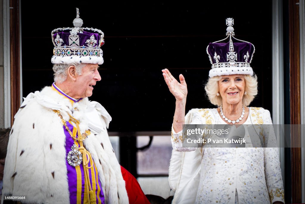 Their Majesties King Charles III And Queen Camilla - Coronation Day