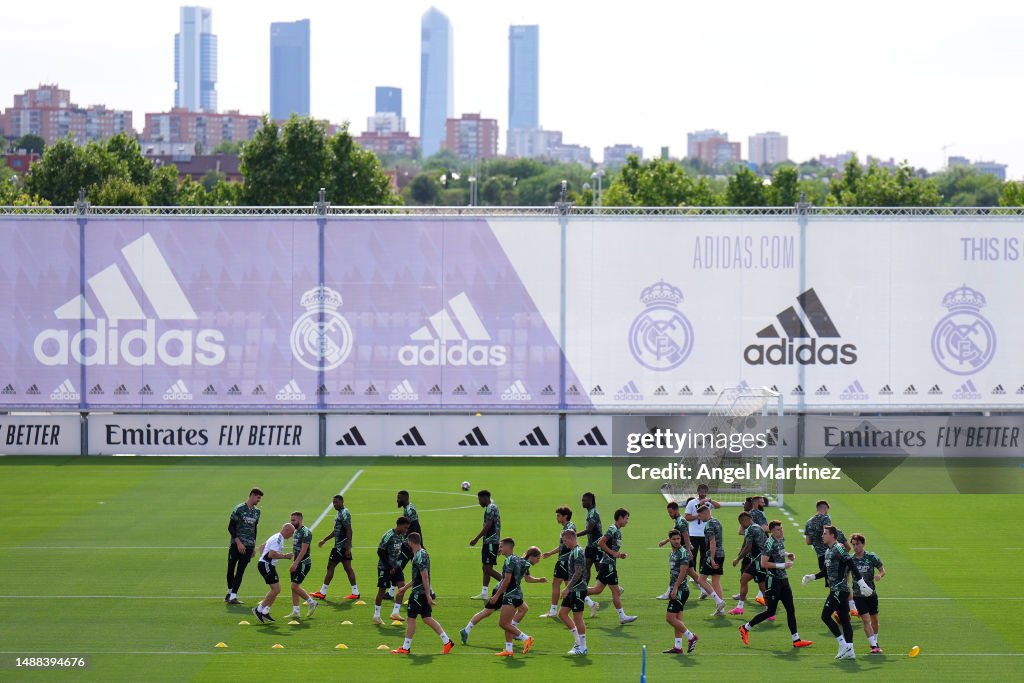 Real Madrid Training Session And Press Conference