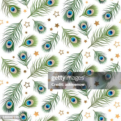 Peacock feathers pattern Peacock feathers pattern