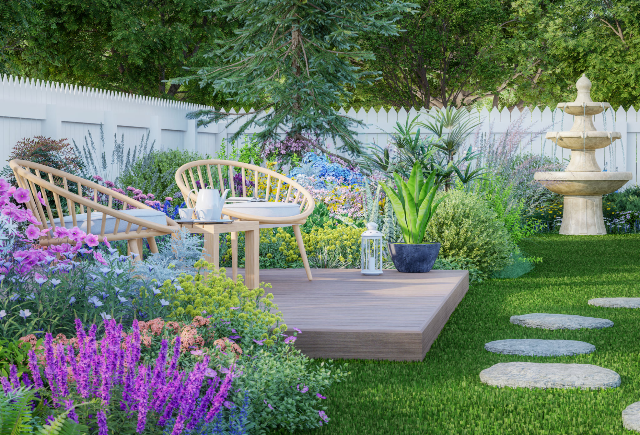 home gathering garden