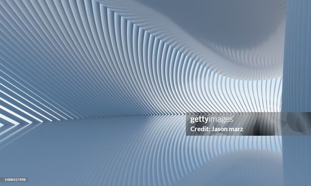 3D rendering exhibition background
