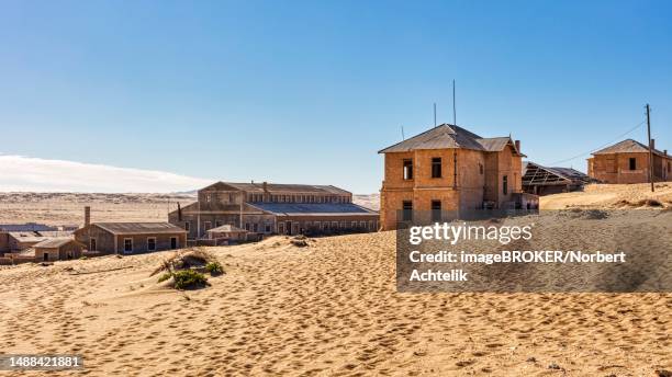 kolmannskuppe, ghost town, luederitz, namibia - kolmanskop namibia stock pictures, royalty-free photos & images