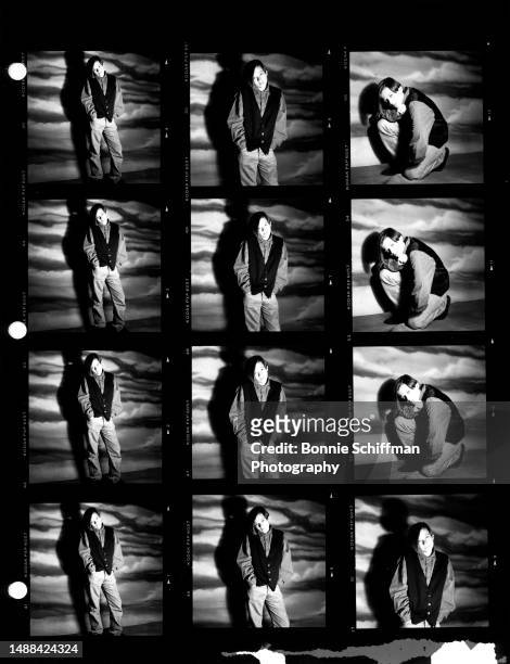 American actor Edward Furlong, from the movie Terminator 2, poses for a portrait in these twelve images in Los Angeles, California, July 25, 1991.