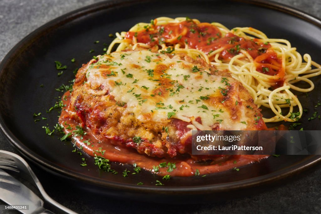Chicken Parmesan with Spaghetti