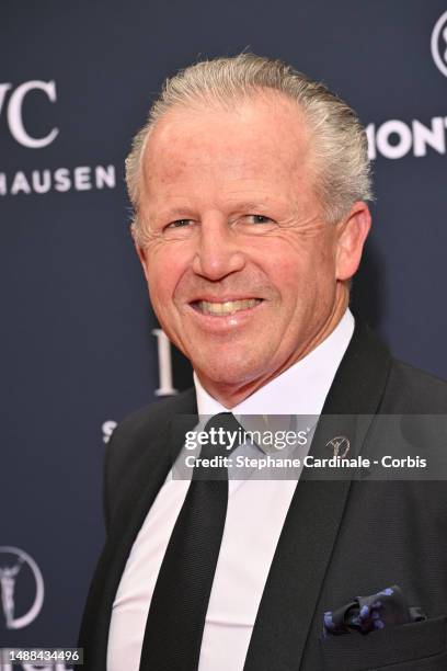 Laureus Academy Chairman Sean Fitzpatrick arrives at the 2023 Laureus World Sport Awards at Cour Vendome on May 08, 2023 in Paris, France.