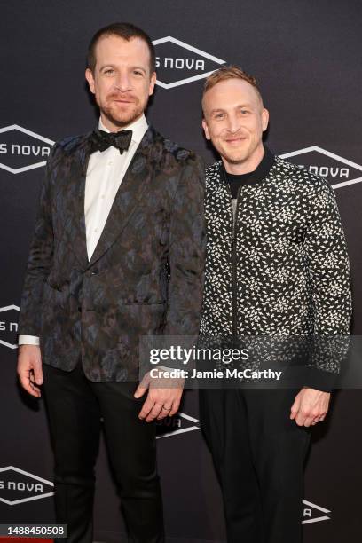 Dickie DeBella and Robin Lord Taylor attend the 2023 Nova Ball at Cipriani 25 Broadway on May 08, 2023 in New York City.