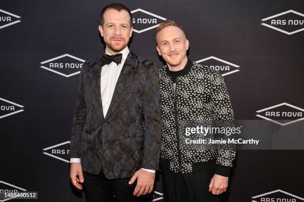 Dickie DeBella and Robin Lord Taylor attend the 2023 Nova Ball at Cipriani 25 Broadway on May 08, 2023 in New York City.