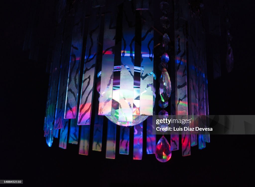Refracting Rainbow Colored Spectrum