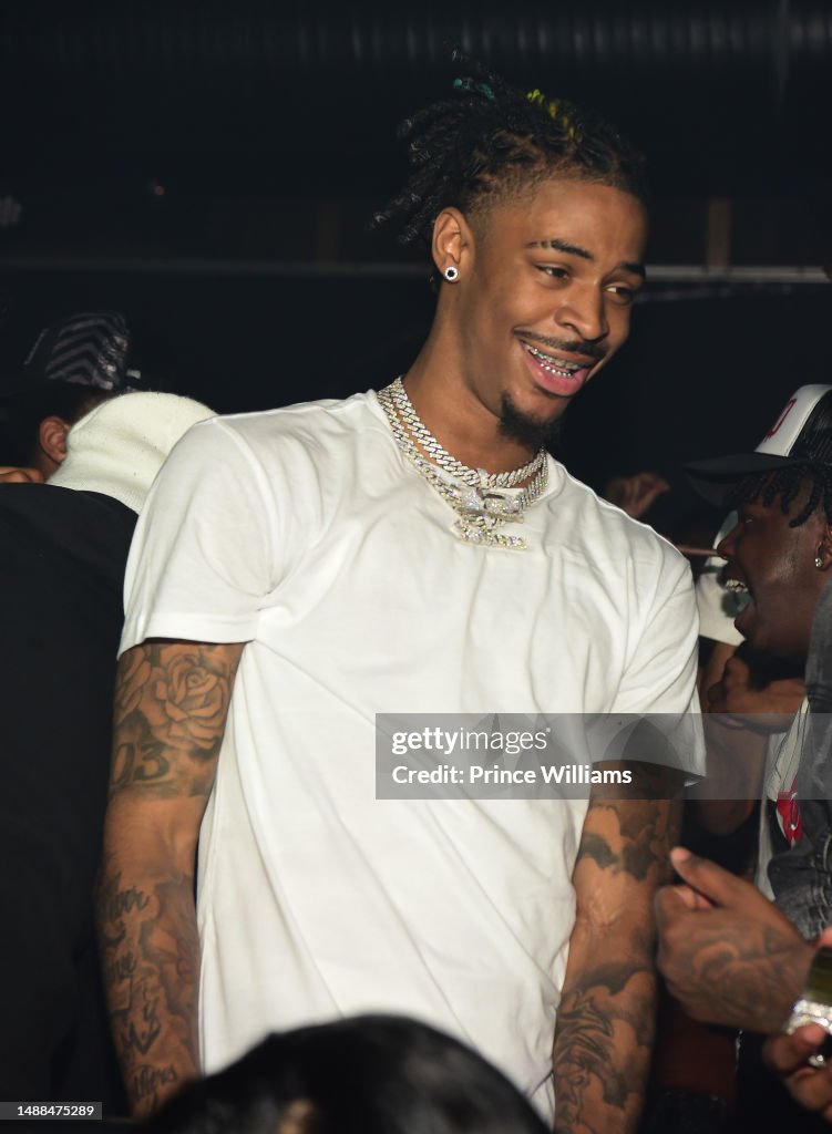 Ja Morant Rapper Ja Morant attends Saturday Nights at Sound Nightclub on May 6, 2023 ...