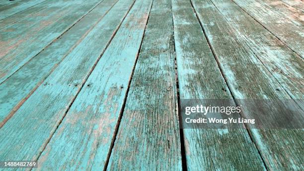 textured blue plank wood background, low angle - patina stock pictures, royalty-free photos & images