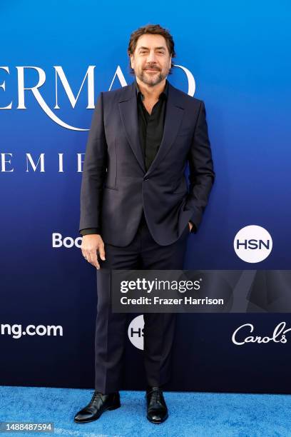 Javier Bardem attends the world premiere of Disney's "The Little Mermaid" on May 08, 2023 in Hollywood, California.