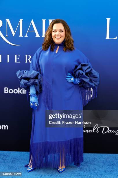 Melissa McCarthy attends the world premiere of Disney's "The Little Mermaid" on May 08, 2023 in Hollywood, California.