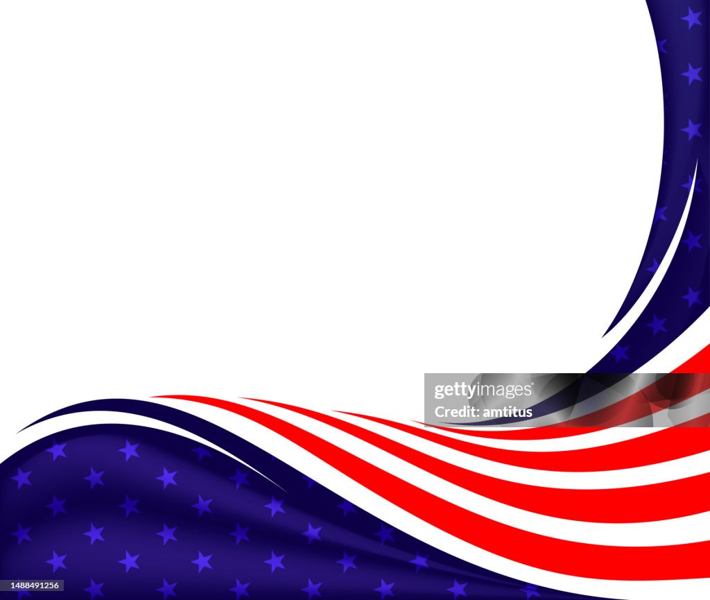 Flag Pattern Horizontal American Flag Horizontal High-Res Vector Graphic - Getty Images