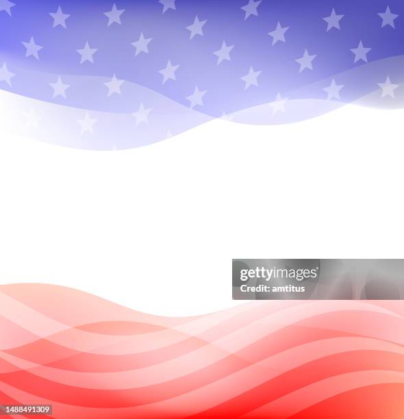 ilustrações de stock, clip art, desenhos animados e ícones de soft abstract us flag - feriado americano memorial day