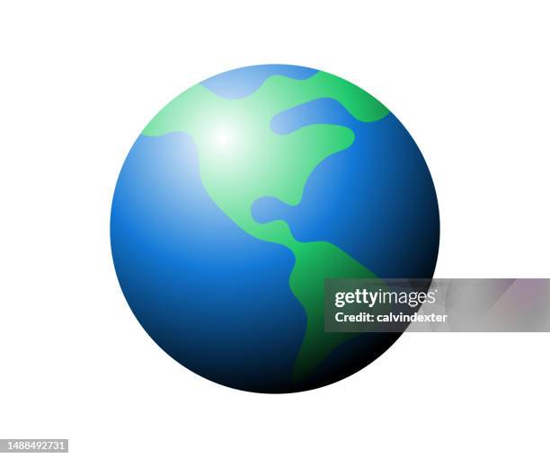 earth globus weltkarte icon design - planet erde stock-grafiken, -clipart, -cartoons und -symbole