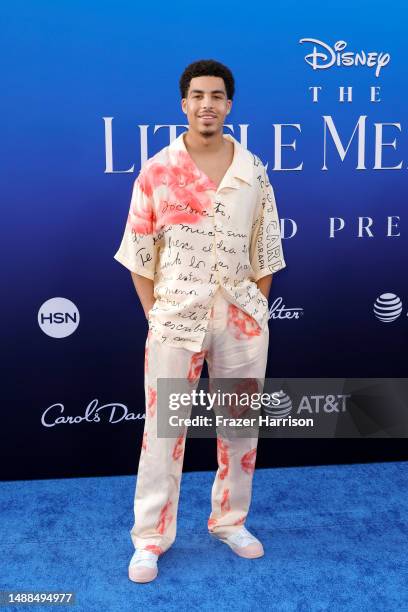 Marcus Scribner attends the world premiere of Disney's "The Little Mermaid" on May 08, 2023 in Hollywood, California.