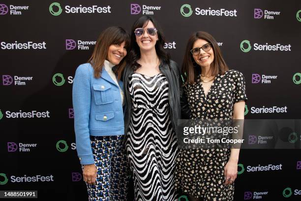 Betsy Leighton, Claire Taylor and Justine Marino attend SeriesFest: Season 9 at Sie FilmCenter on May 08, 2023 in Denver, Colorado.