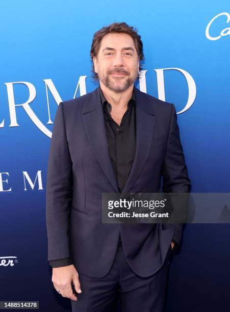 Javier Bardem attends the World Premiere of Disney's live-action feature "The Little Mermaid" at the Dolby Theatre in Los Angeles, California on May...