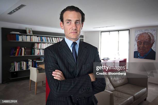 Alexandre de Rothschild, executive director of the Rothschild Group and a member of the supervisory board of Paris Orleans SA, poses for a photograph...