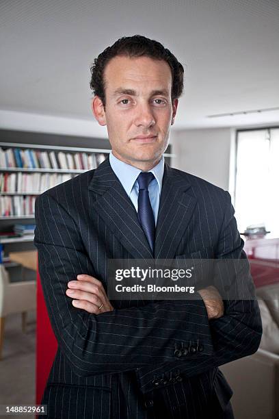 Alexandre de Rothschild, executive director of the Rothschild Group and a member of the supervisory board of Paris Orleans SA, poses for a photograph...