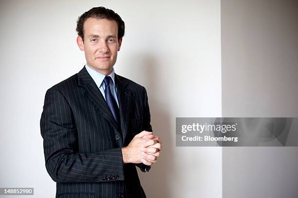 Alexandre de Rothschild, executive director of the Rothschild Group and a member of the supervisory board of Paris Orleans SA, poses for a photograph...